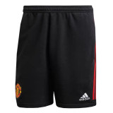 Mens Manchester United Home Black Shorts 2023/24