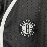 Mens Brooklyn Nets Jordan Black Dri-FIT NBA Short-Sleeve Top - Statement Edition