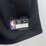 Mens Brooklyn Nets Jordan Black Dri-FIT NBA Short-Sleeve Top - Statement Edition
