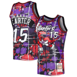 Mens Toronto Raptors Purple Slap Sticker Mitchell & Ness Hardwood Classics Lunar New Year Swingman Jersey