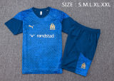 Mens Olympique Marseille Short Training Suit Blue 2023/24