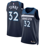 Mens Minnesota Timberwolves Nike Navy 2023/24 Swingman Jersey - Association Edition