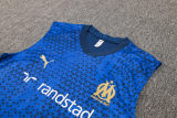 Mens Olympique Marceille Singlet Suit Blue 2023/24