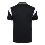 Mens AC Milan Polo Shirt Black III 2023/24