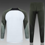 Kids Barcelona Jacket + Pants Training Suit Light Greenish 2023/24