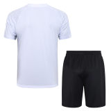 Mens AC Milan Short Training Suit White 2023/24