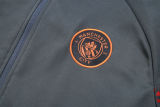 Mens Manchester City Jacket + Pants Training Suit Grey 2023/24