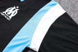Mens Olympique Marseille Polo Shirt Black 2023/24