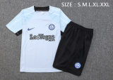 Mens Inter Milan Short Training Suit Pale Blue 2023/24