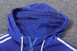 Mens Olympique Lyonnais All Weather Windrunner Jacket Blue 2023/24
