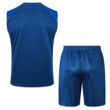 Mens Olympique Marceille Singlet Suit Blue 2023/24
