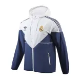 Mens Real Madrid All Weather Windrunner Jacket White 2023/24