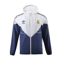 Mens Real Madrid All Weather Windrunner Jacket White 2023/24