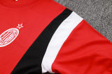 Mens AC Milan Short Training Jersey Red 2023/24
