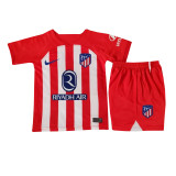 Kids Atletico Madrid Home Jersey 2023/24