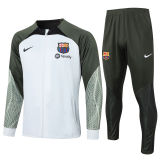 Mens Barcelona Jacket + Pants Training Suit Light Greenish 2023/24