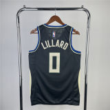Mens Milwaukee Bucks Jordan Black 2022/23 Swingman Jersey - Statement Edition