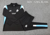 Mens Olympique Marseille Training Suit Black 2023/24