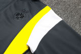 Mens Borussia Dortmund Jacket + Pants Training Suit Grey 2023/24