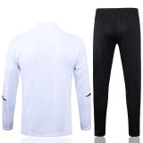 Mens Bayern Munich Jacket + Pants Training Suit White 2023/24