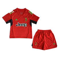 Kids Juventus Goalkeeper Red Jersey 2023/24
