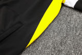 Mens Borussia Dortmund Jacket + Pants Training Suit Black 2023/24