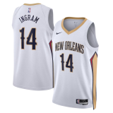 Mens Orleans Pelicans Nike White 2023/24 Swingman Jersey - Association Edition