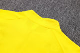 Mens Borussia Dortmund Jacket + Pants Training Suit Yellow Print 2023/24