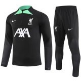 Mens Liverpool Training Suit Black 2023/24