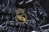 Mens Real Madrid Training Suit Black Dragon 2023/24
