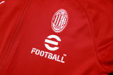 Mens AC Milan Jacket + Pants Training Suit Red 2023/24