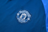 Mens Manchester United Short Training Jersey Blue 2023/24