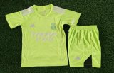 Kids Real Madrid Goalkeeper Green Jersey 2023/24