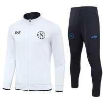 Mens Napoli Jacket + Pants Training Suit White 2023/24
