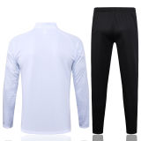 Mens AC Milan Jacket + Pants Training Suit White 2023/24