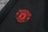 Mens Manchester United Jacket + Pants Training Suit White 2023/24