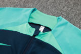 Mens Barcelona Jacket + Pants Training Suit Royal - Green 2023/24