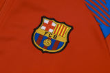 Mens Barcelona Jacket + Pants Training Suit Red 2023/24