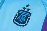 Mens Argentina Hoodie Sweatshirt Blue 2024