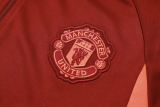Mens Manchester United Training Suit Burgundy 2023/24