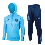 Mens Argentina Hoodie Sweatshirt Blue 2024