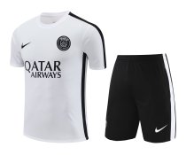 Mens PSG Short Training Suit White II 2023/24