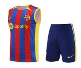 Mens Barcelona Singlet Suit Blue - Red 2023/24