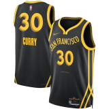 Mens Golden State Warriors Nike Black 2023/24 Swingman Jersey - City Edition