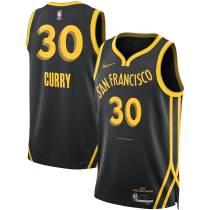 Mens Golden State Warriors Nike Black 2023/24 Swingman Jersey - City Edition