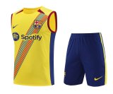 Mens Barcelona Singlet Suit Yellow 2023/24