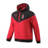 Mens AC Milan All Weather Windrunner Jacket Red 2023/24