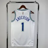 Mens Minnesota Timberwolves Nike White 2023/24 Swingman Jersey - Classic Edition