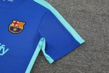 Mens Barcelona Short Training Suit Blue 2023/24