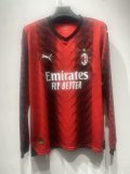 Mens AC Milan Home Jersey Long Sleeve 2023/24